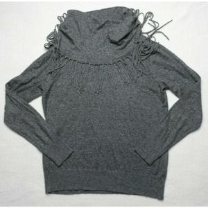 Chelsea & Theodore Turtleneck Sweater Gray XL